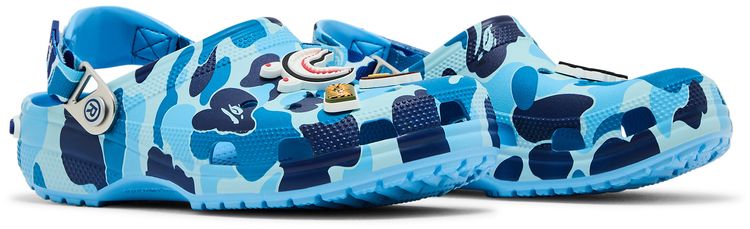 BAPE x Classic Clog ABC Camo   Blue