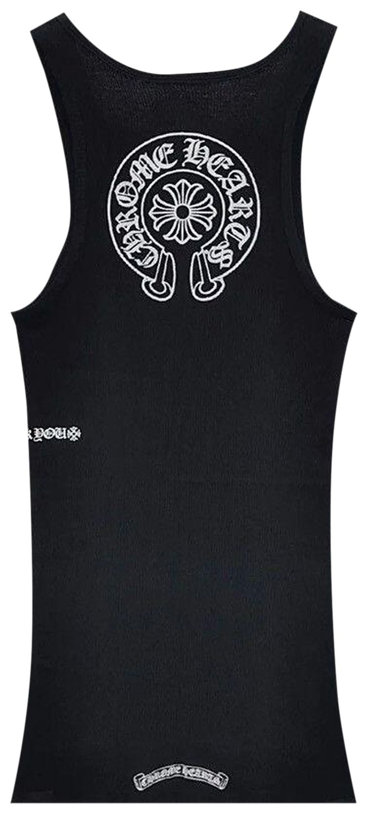 Chrome Hearts Horseshoe Logo Tank Top Black