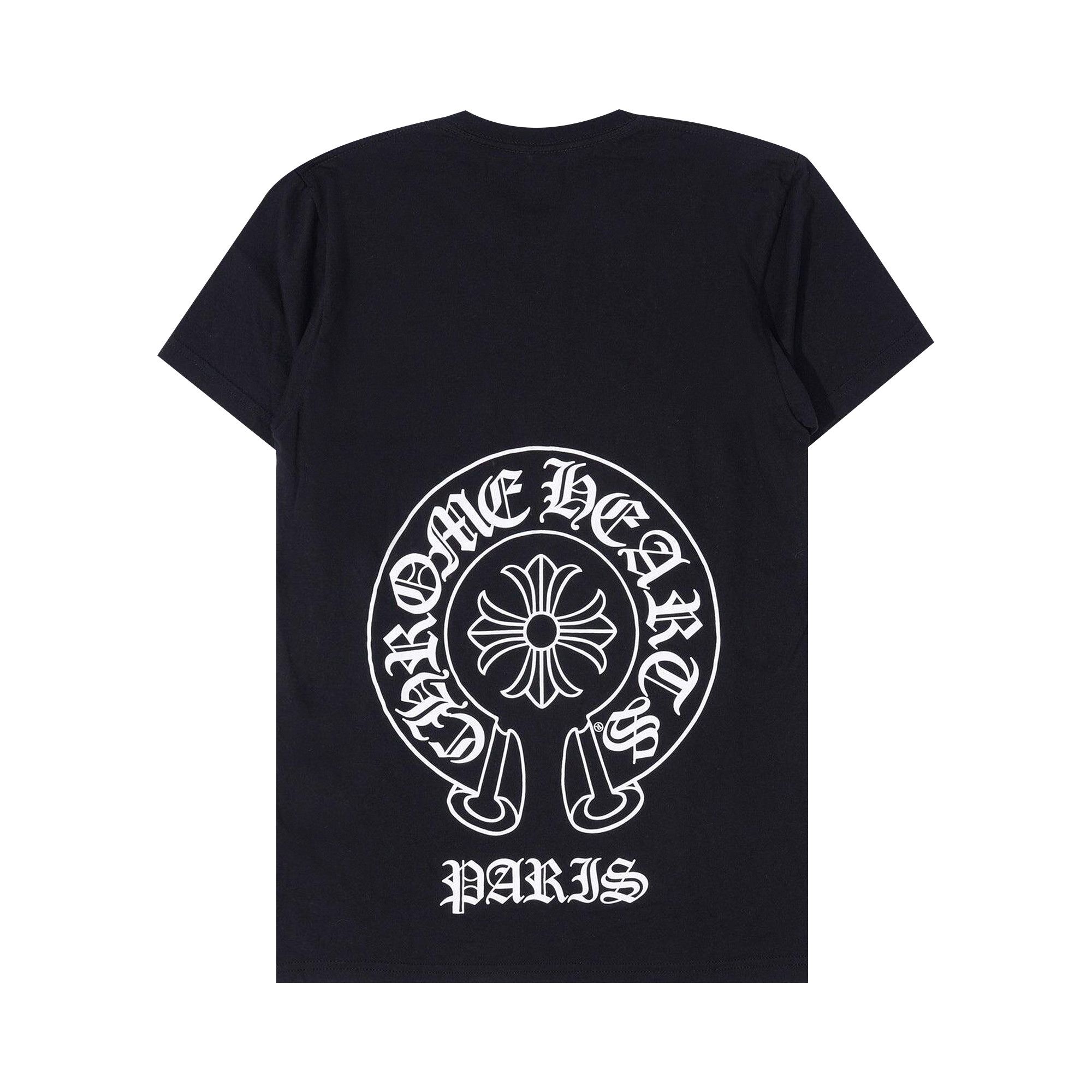 Buy Chrome Hearts Paris Horseshoe T-Shirt 'Black' - 01383