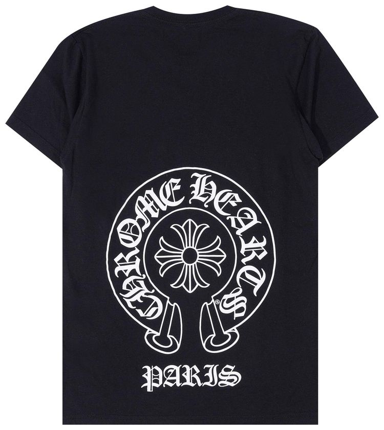 Chrome Hearts Paris Horseshoe T Shirt Black