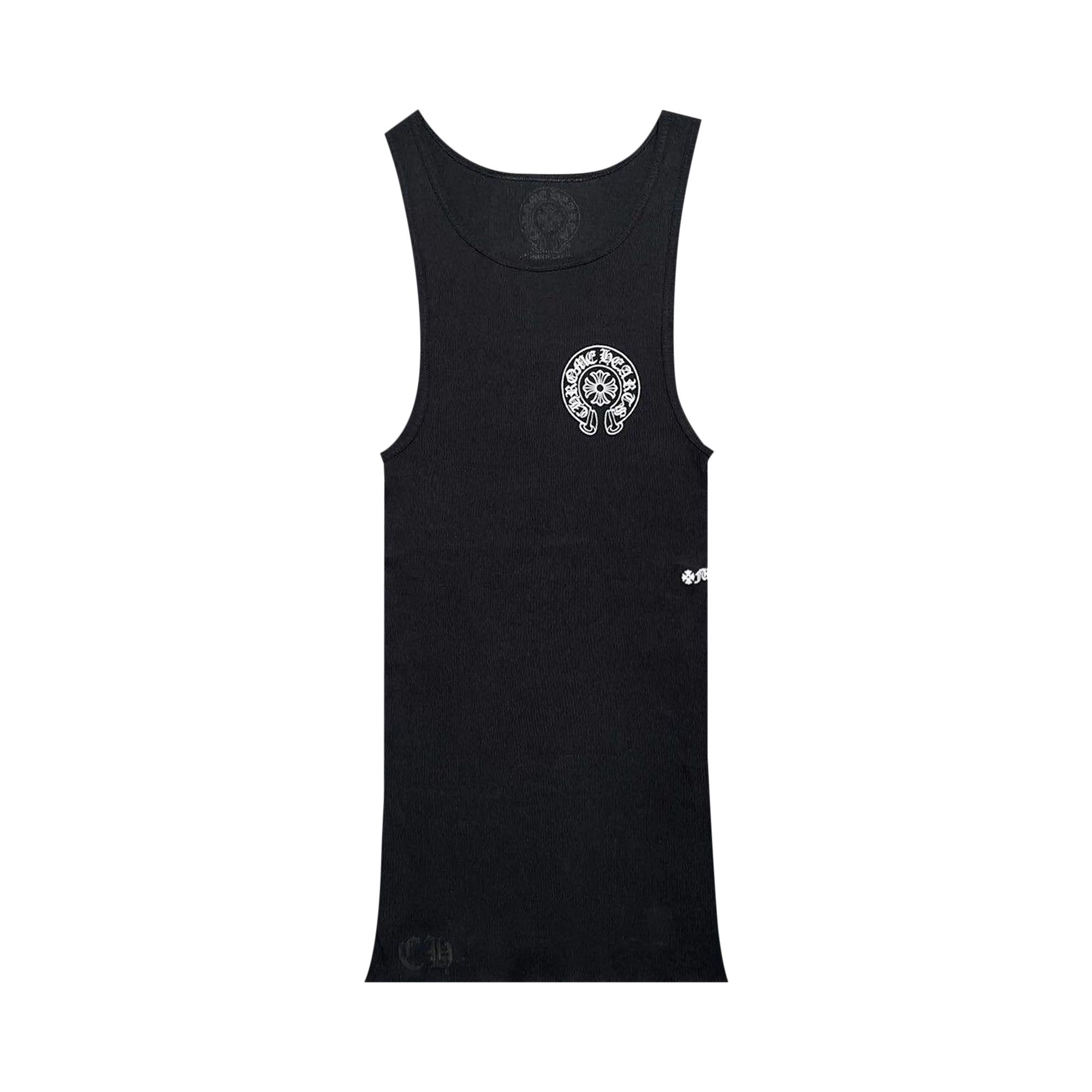 Buy Chrome Hearts Horseshoe Logo Tank Top 'Black' - 01383