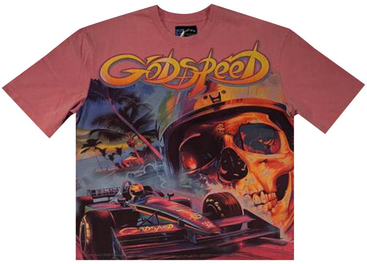 Godspeed F1 Dreams T Shirt Pink