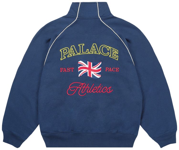 Palace Athletic Zip Funnel Navy
