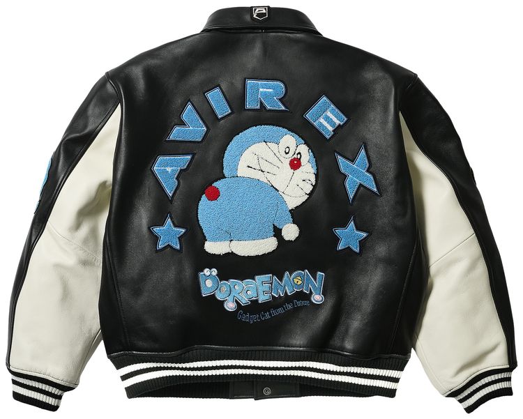 Palace x Doraemon Avirex Jacket Black