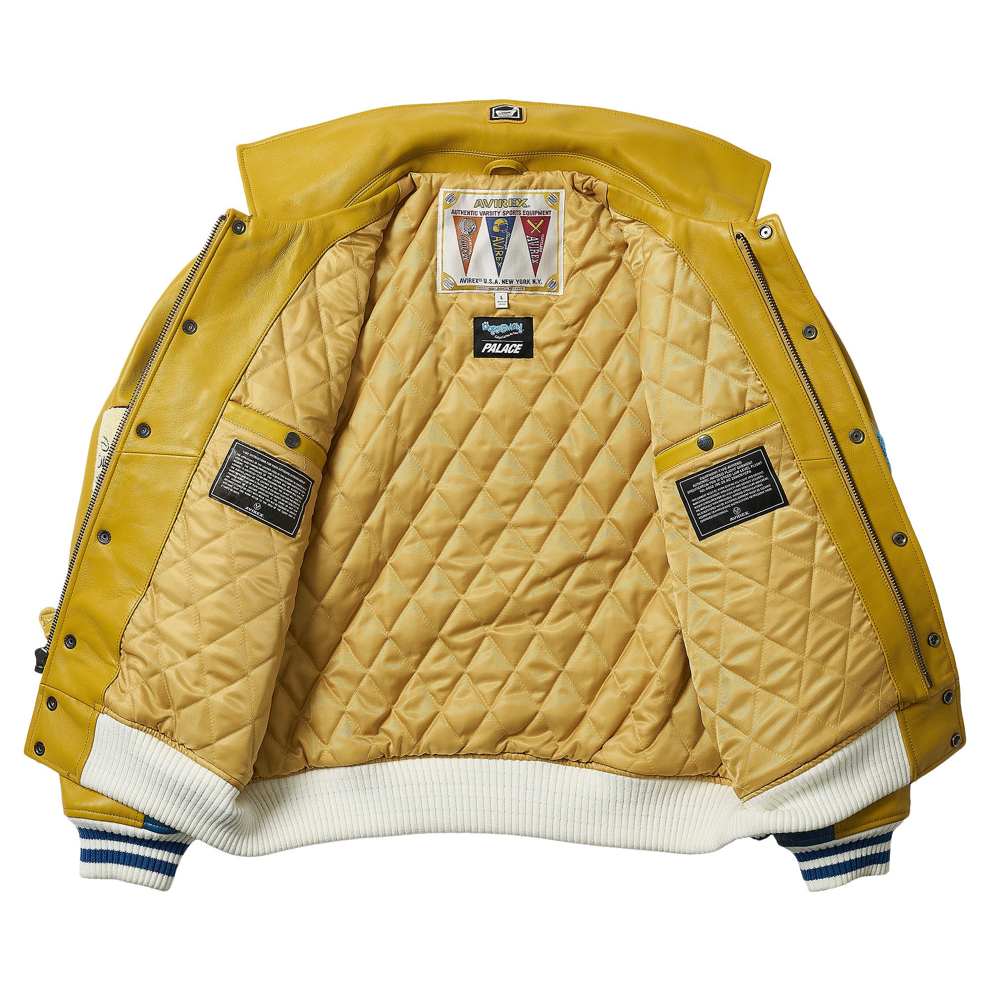 ジャケット・アウター harukix Buy Palace x Doraemon Avirex Jacket 'Yellow' - P29JK018 | GOAT