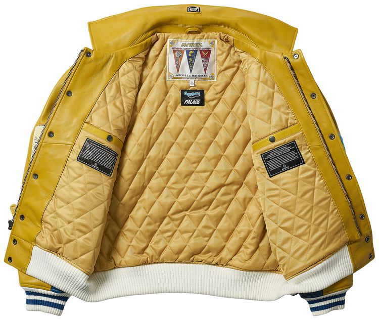 Palace x Doraemon Avirex Jacket Yellow