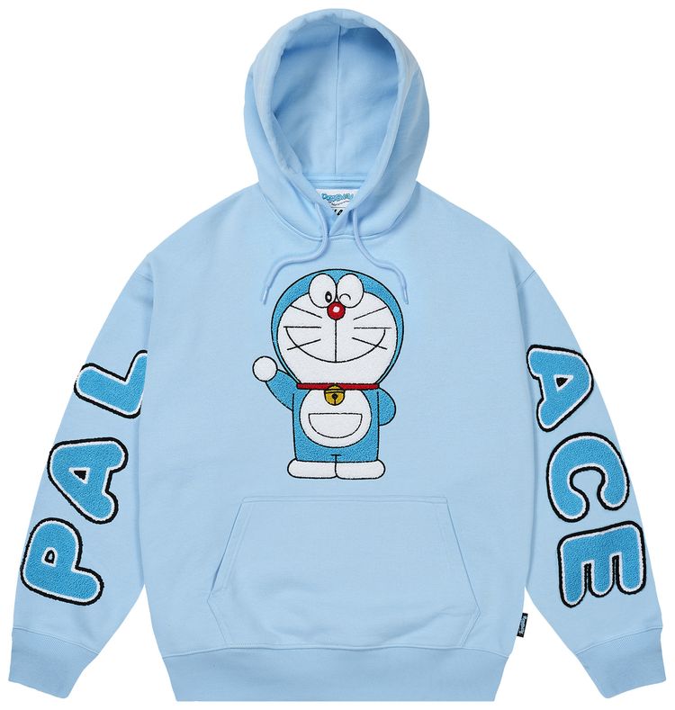 Palace x Doraemon Hood Blue