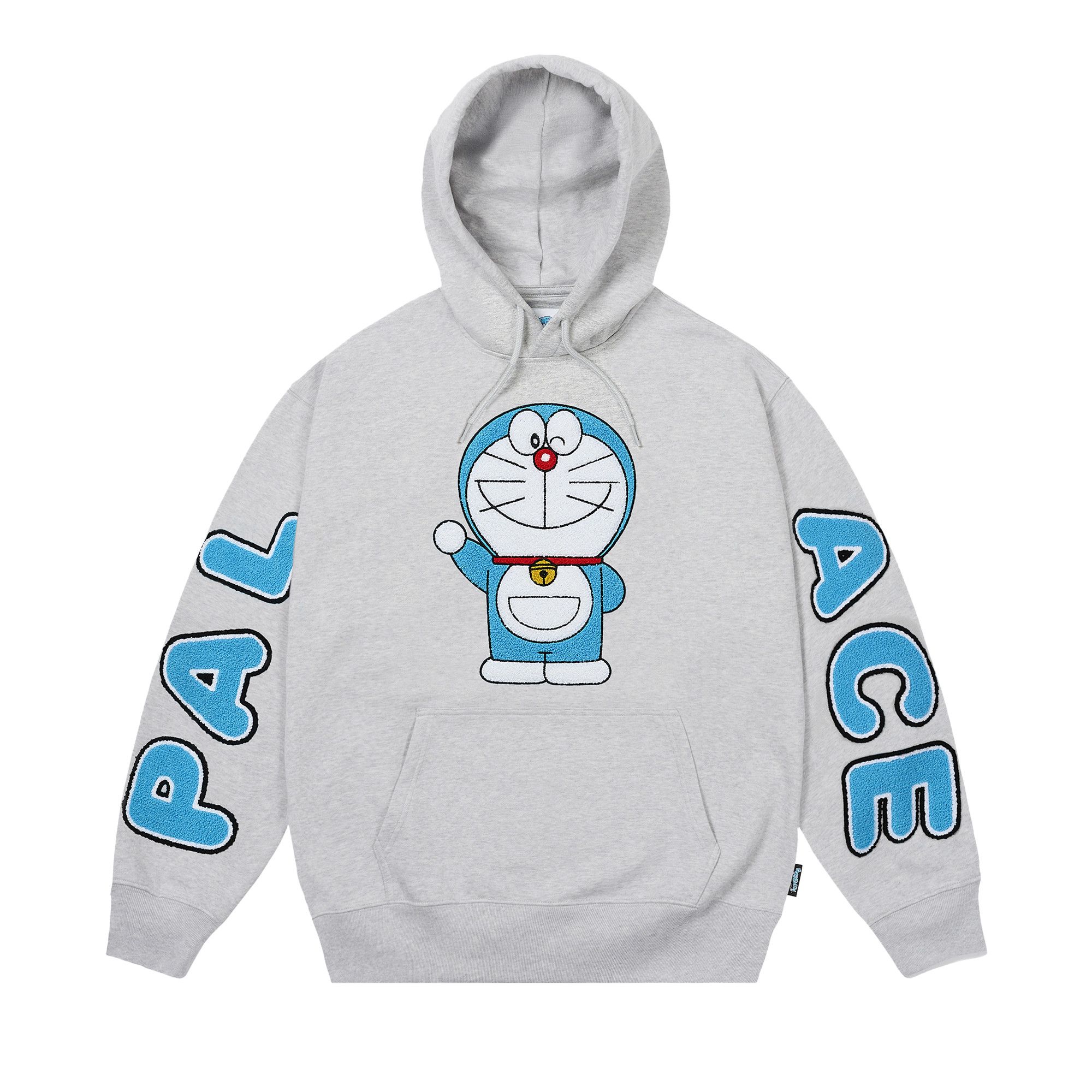 Buy Palace x Doraemon Hood 'Grey Marl' - P29CS032 | GOAT