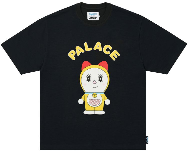 Palace x Doraemon T Shirt Black