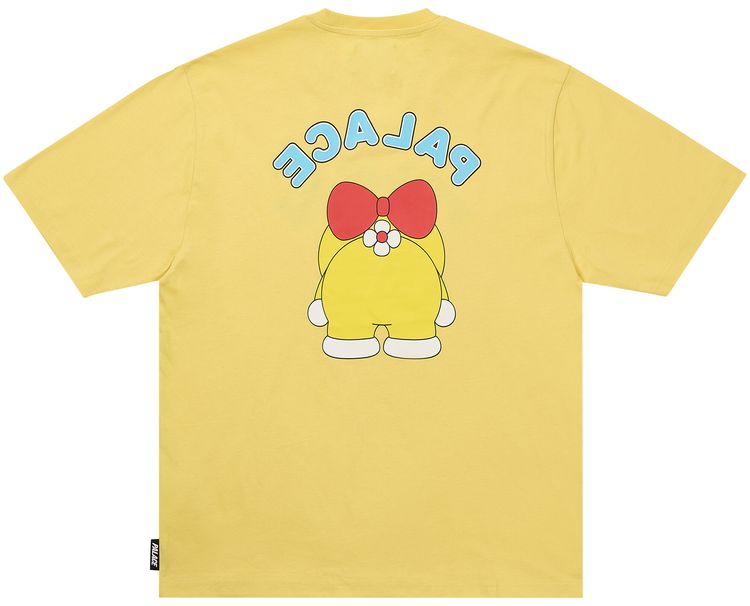 Palace x Doraemon T Shirt Blessed Yellow