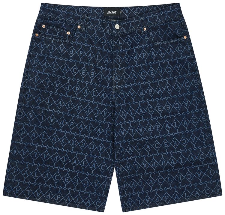 Palace Heart Denim Short Indigo
