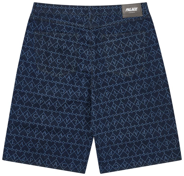 Palace Heart Denim Short Indigo