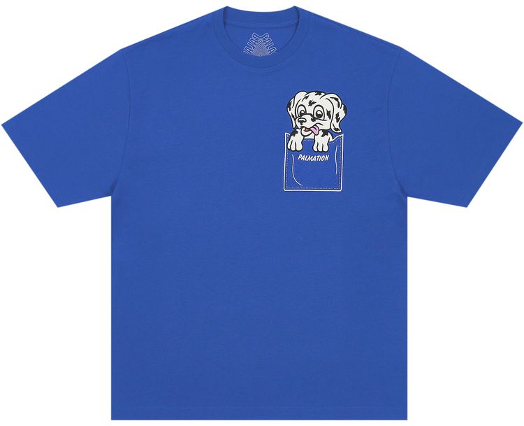 Palace Palmation T Shirt Blue Berry