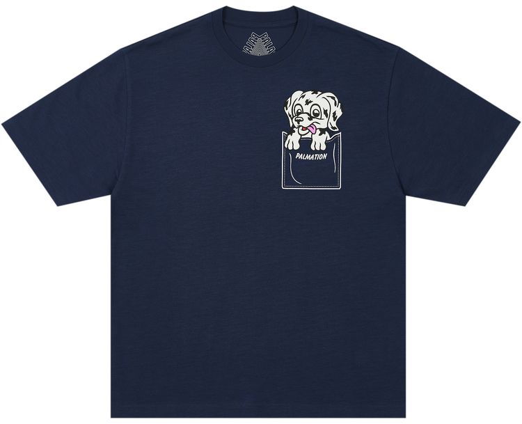 Palace Palmation T Shirt Navy