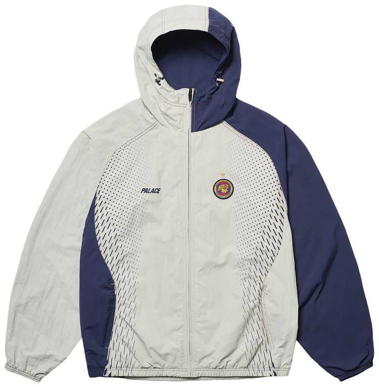 Palace Pro Team Hooded Shell Jacket Grey