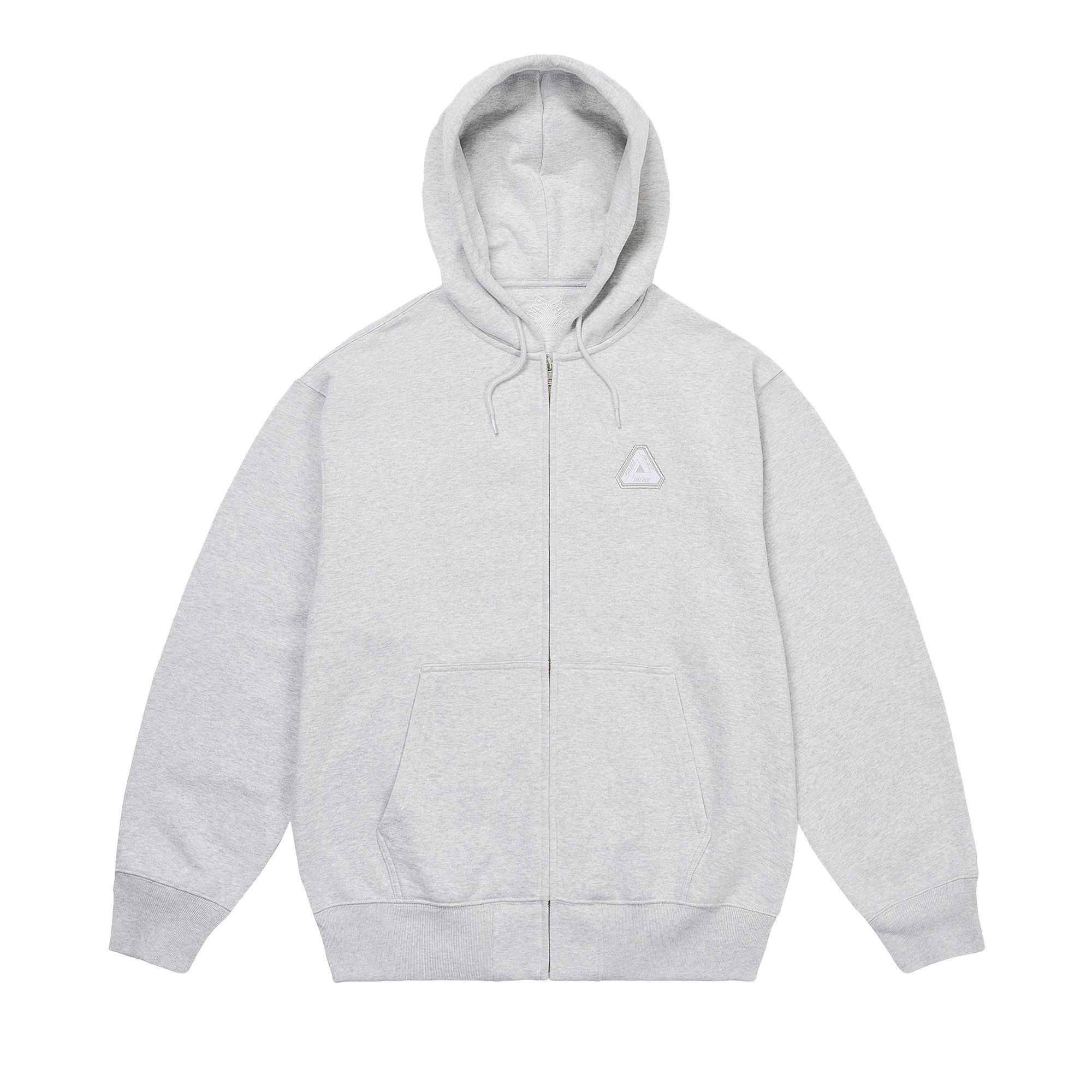 Buy Palace Sofar Zip Hood 'Grey Marl' - P29HD033 | GOAT