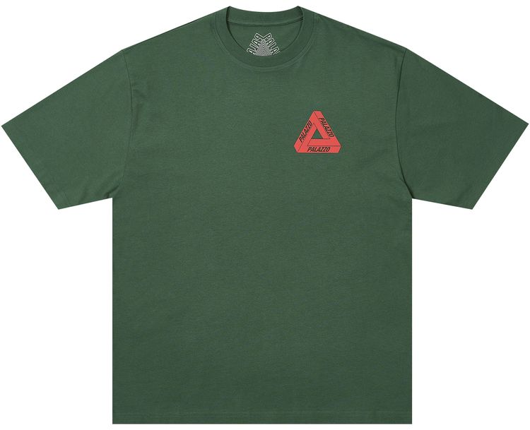 Palace Tri Lingual T Shirt Racey Green