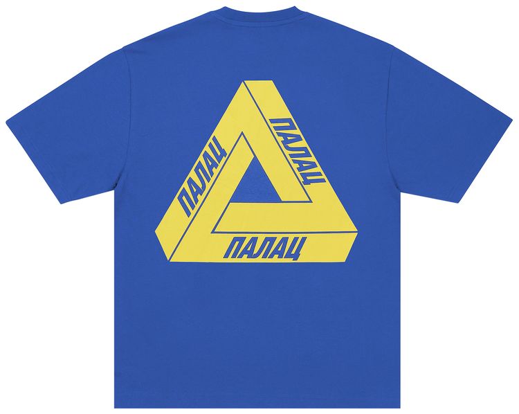 Palace Tri Lingual T Shirt Blue Berry
