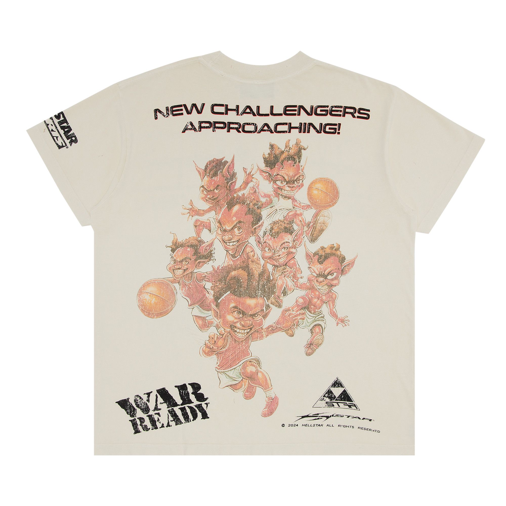Buy Hellstar All Stars T-Shirt 'White' - HSCXTEE03 WHIT | GOAT