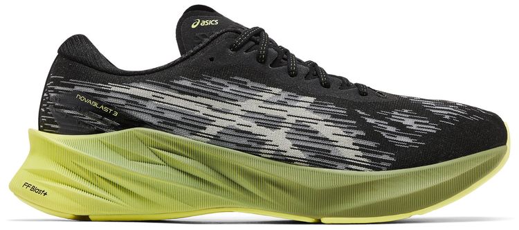 Asics Novablast 3 Black Dried Leaf Green