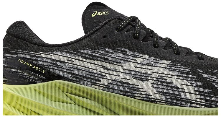 Asics Novablast 3 Black Dried Leaf Green