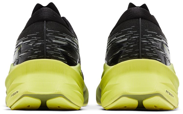 Asics Novablast 3 Black Dried Leaf Green