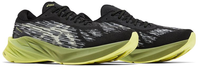 Asics Novablast 3 Black Dried Leaf Green