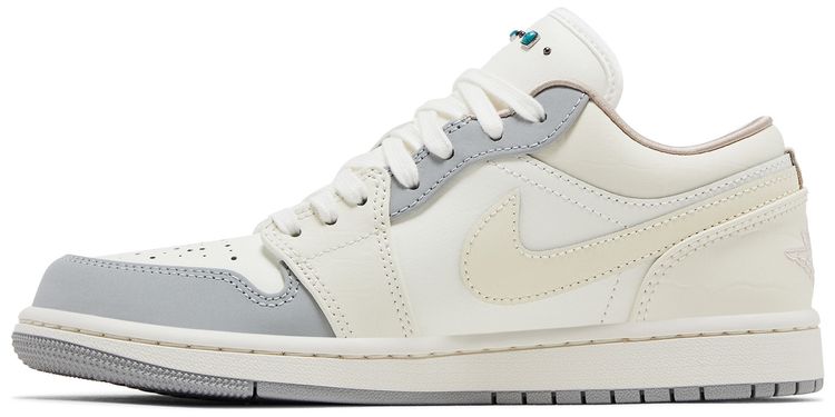 Wmns Air Jordan 1 Low Sail Soft Pearl Sequins