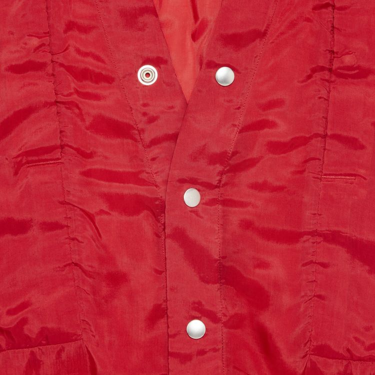 Rick Owens Larry Fog Pocket Shirt Cardinal Red