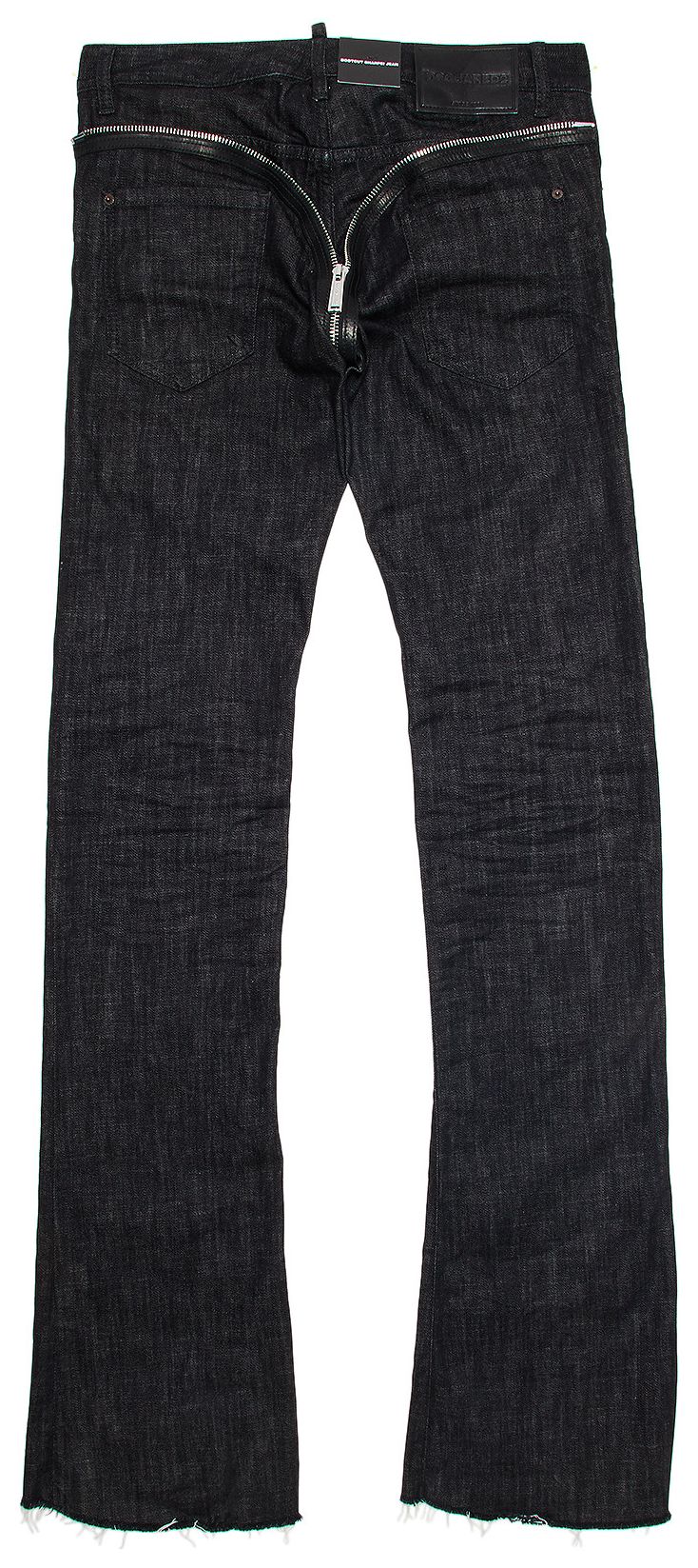 DSQUARED2 Rinse Wash Sharpei Flared Bootcut Jeans Black