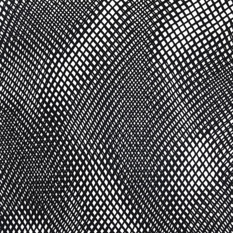 Comme des Garcons Wool Fishnet Top Black