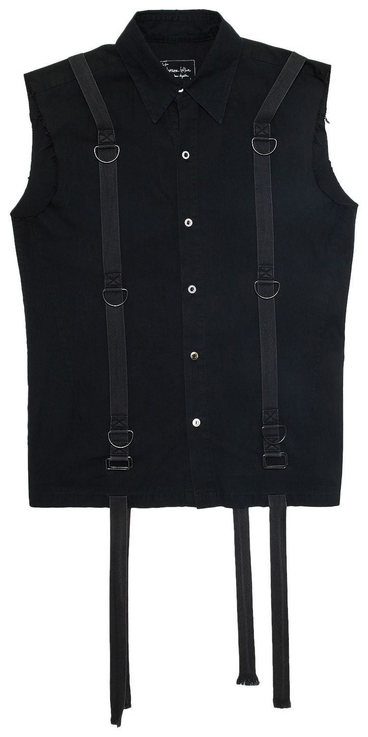 Number Nine Bondage Cutoff Shirt Black