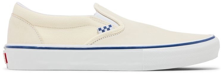 Vans Skate Slip On Checkerboard   Off White