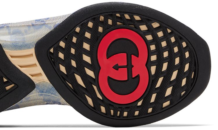 Gucci Wmns Run Sneaker Beige Blue Monogram