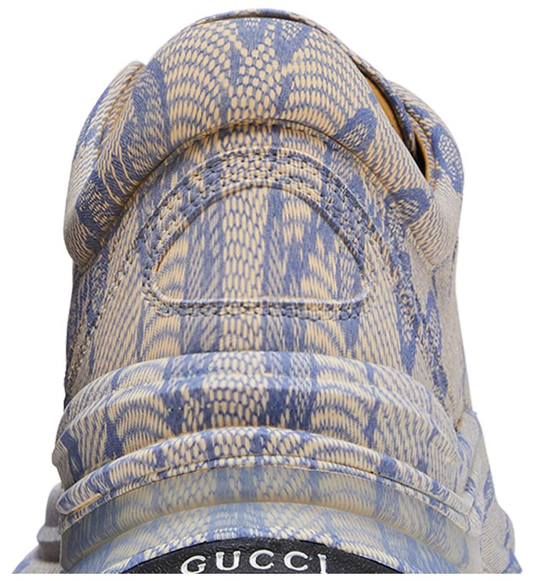 Gucci Wmns Run Sneaker Beige Blue Monogram