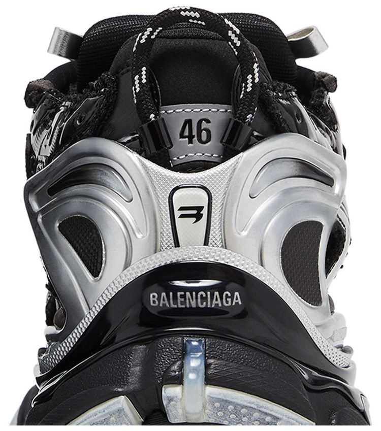 Balenciaga Runner Sneaker Black Silver