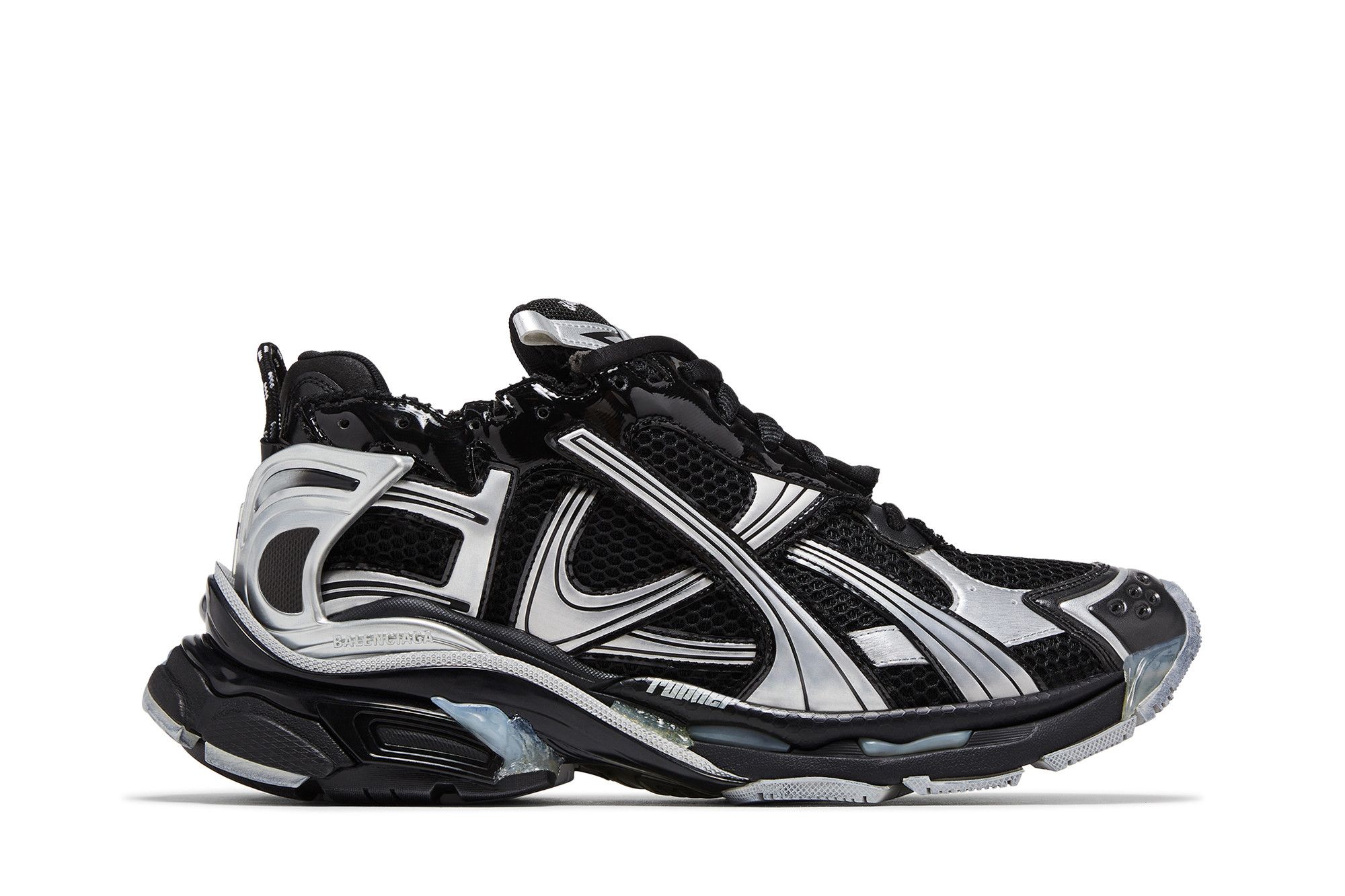 スニーカー BALENCIAGA FW25 RUNNER (772774 W3RMU1100) Buy Balenciaga Runner Sneaker 'Black Silver' - 772774 W3RMU