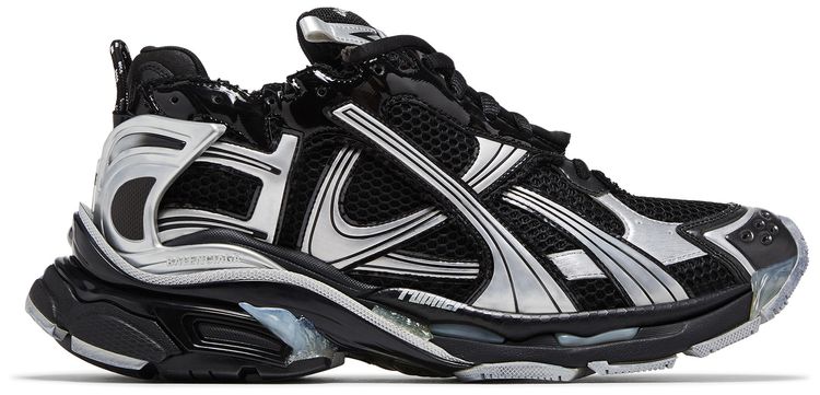 Balenciaga Runner Sneaker Black Silver