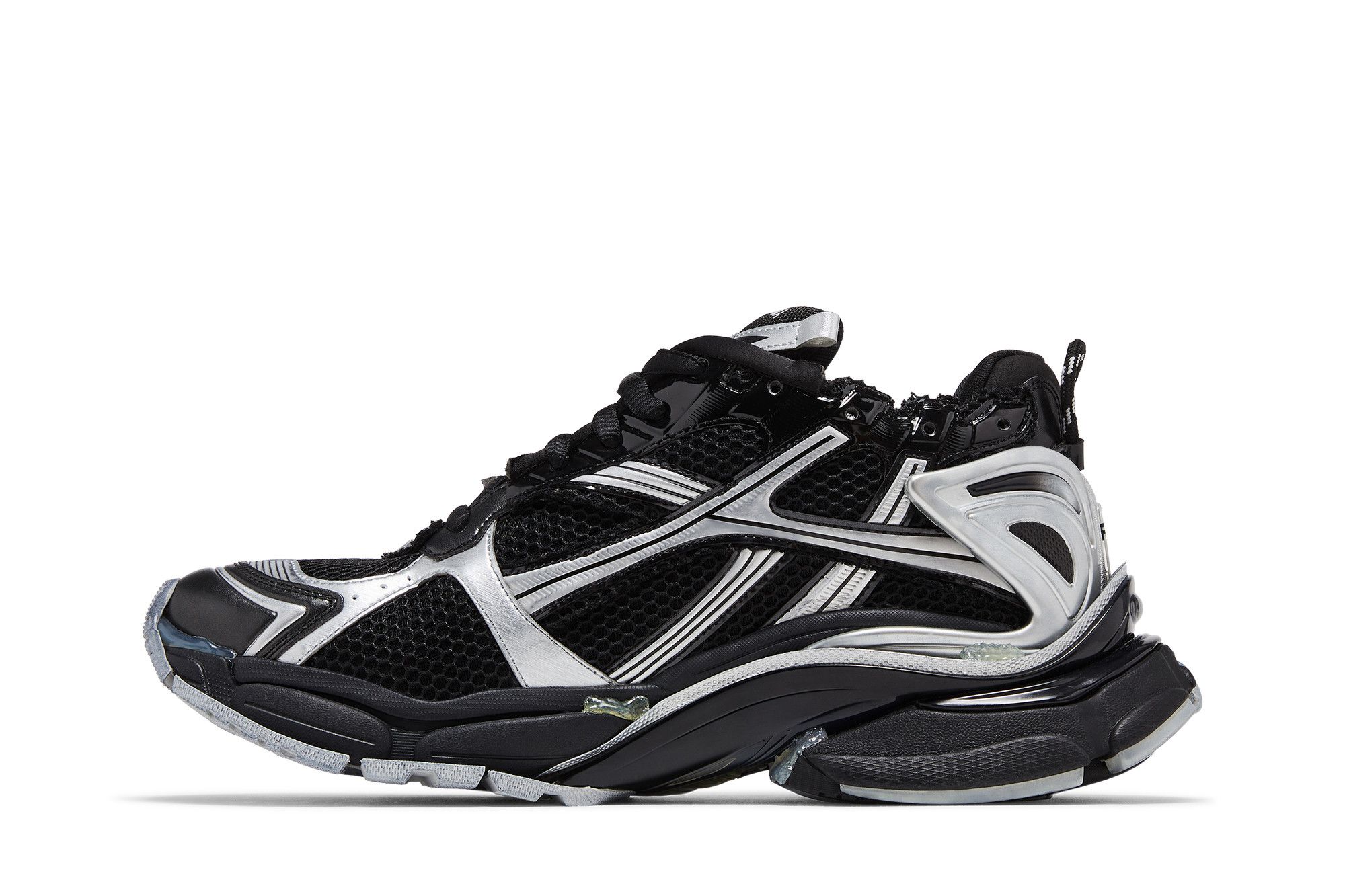 スニーカー BALENCIAGA FW25 Balenciaga Runner (772774 W3RMU 1100) Buy Balenciaga Runner Sneaker 'Black Silver' - 772774 W3RMU