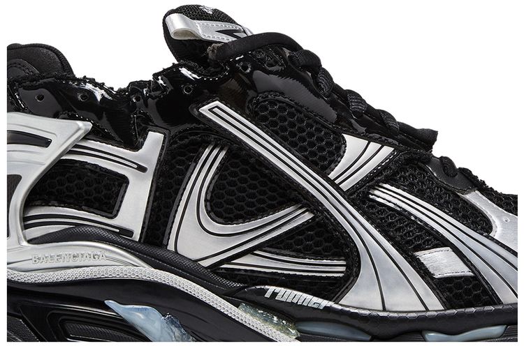Balenciaga Runner Sneaker Black Silver