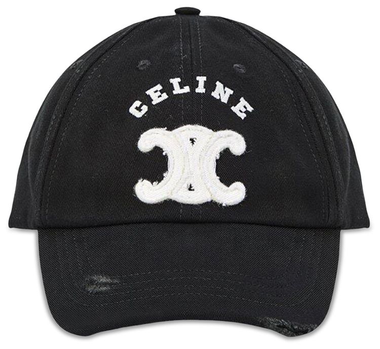 CELINE Triomphe Cap Black
