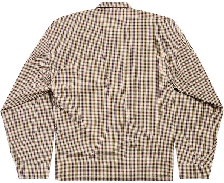 Balenciaga Zip Up Shirt BeigeKhaki