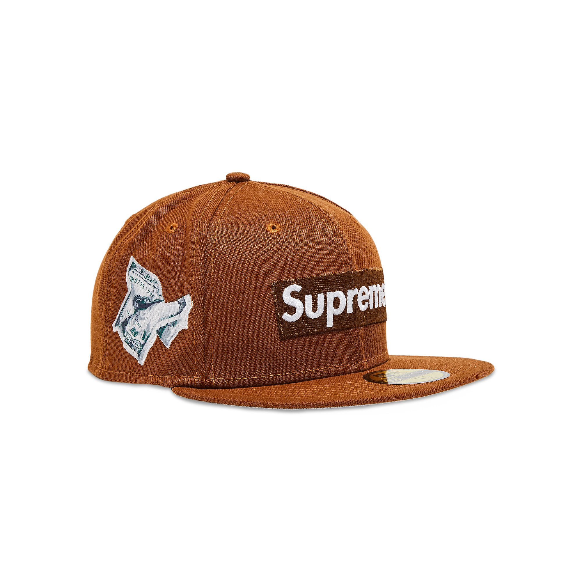 Buy Supreme Money Box Logo New Era 'Brown' - FW22H37 BROWN | GOAT