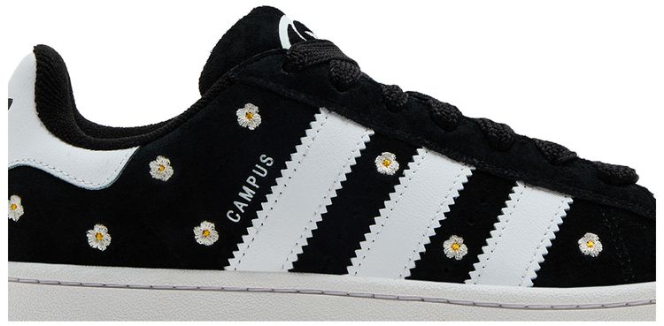 Adidas Wmns Campus 00s Black White Floral Embroidery