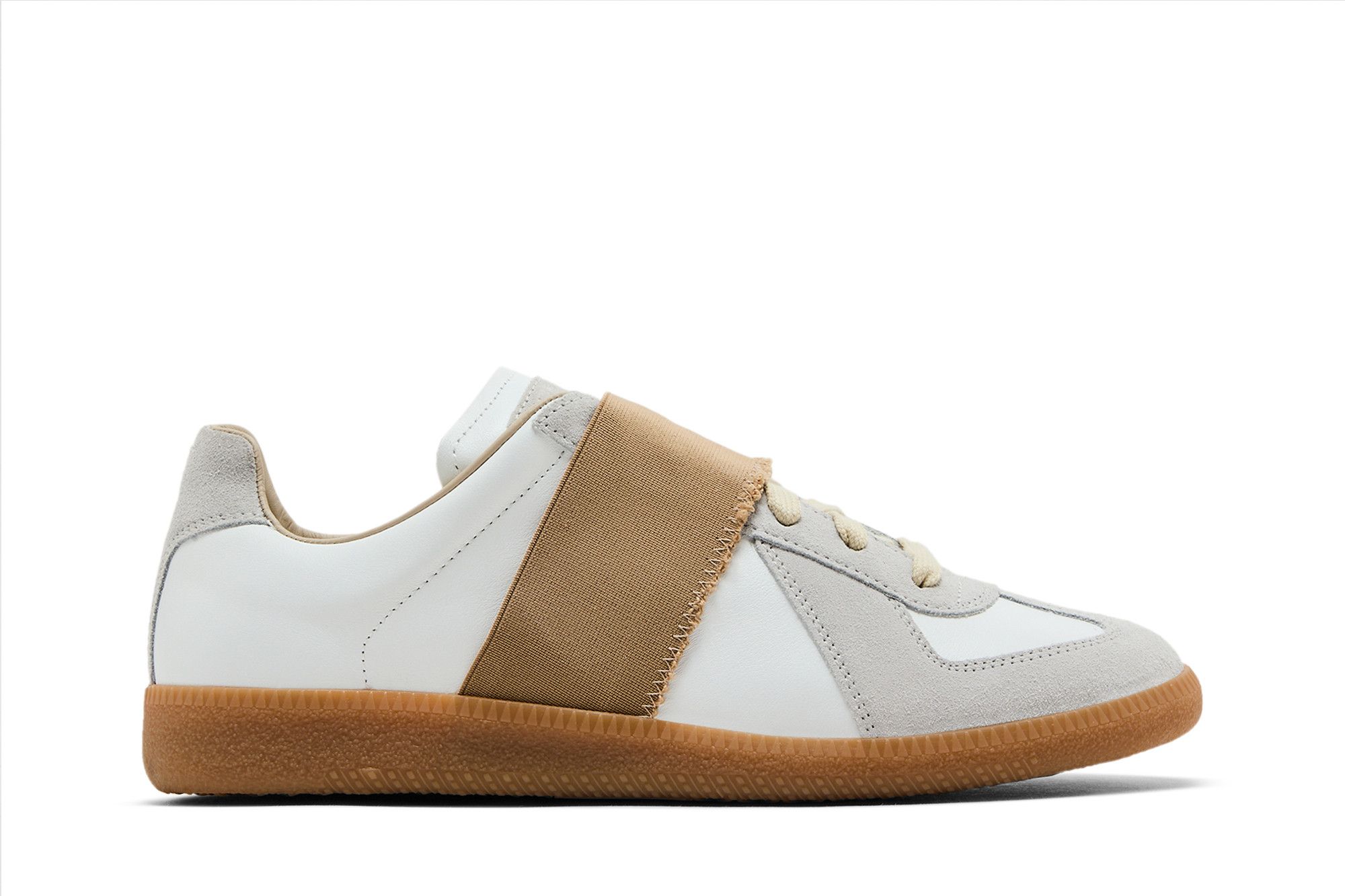 ※ れぇんれぇん  Maison Margiela Maison Margiela Replica Distressed Leather Sneakers | Saks
