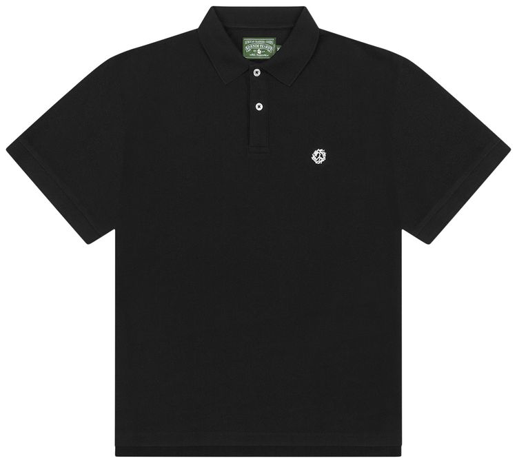 Denim Tears Peace Wreath Polo Black