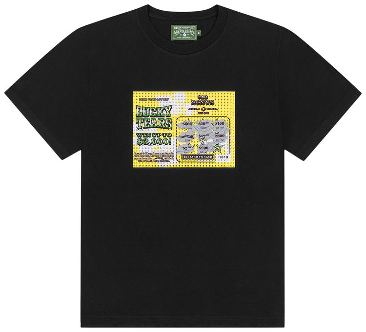 Denim Tears Scratch Off Tee Black