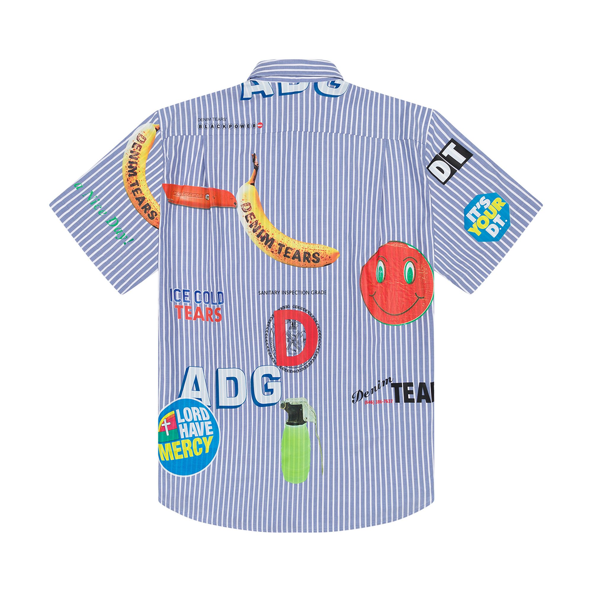 Buy Denim Tears Sweet Corner Short Sleeve Shirt 'Blue