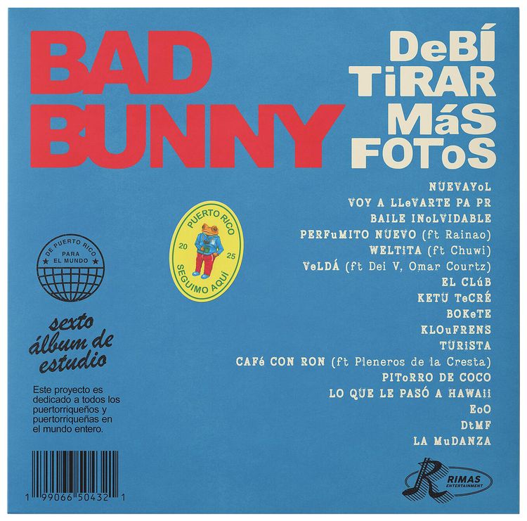 Bad Bunny DeBI TiRAR MaS FOToS Gatefold Double Vinyl Multicolor