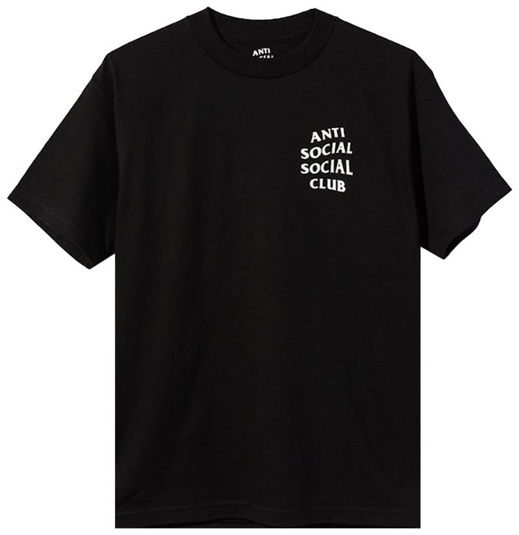 Anti Social Social Club Sports Logo T Shirt Black